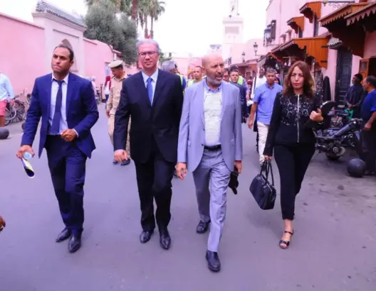 عمدة مراكش ووالي جهة مراكش آسفي