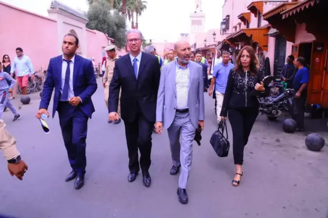 عمدة مراكش ووالي جهة مراكش آسفي