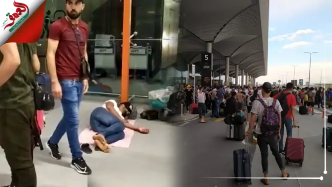 صادم.. عالقون مغاربة بتركيا ينامون بجانب القبور وبالمطار ويهتفون: نريد العودة (فيديوهات)
