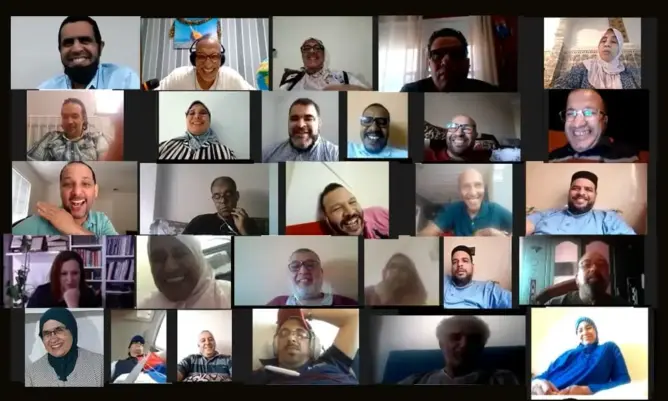 اجتماع رقمي لقدماء طلبة جامعة البيضاء