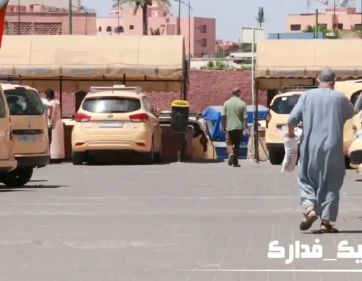 مهنيو سيارات الأجرة الكبيرة بمراكش يطلقون صرخة استغاثة (فيديو)