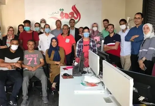 مقر جريدة "العمق المغربي"