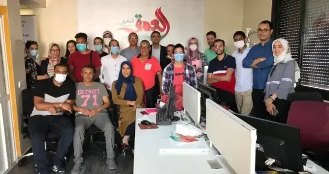 مقر جريدة "العمق المغربي"