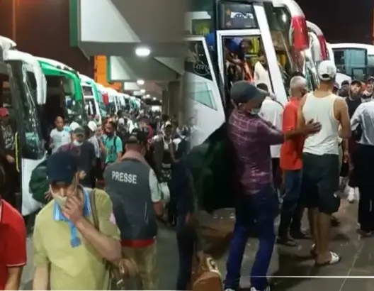 بسبب قرار إغلاق المدن.. ازدحام شديد في الطرقات و”الأسعار نار” في المحطات (فيديو)
