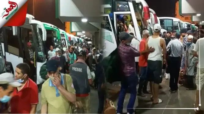 بسبب قرار إغلاق المدن.. ازدحام شديد في الطرقات و”الأسعار نار” في المحطات (فيديو)