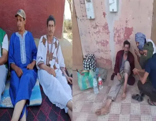 في حرارة فاقت 50 درجة.. أيادي بيضاء بأسا تعيد متشردا إلى أسرته بشفشاون