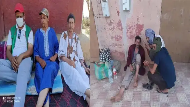 في حرارة فاقت 50 درجة.. أيادي بيضاء بأسا تعيد متشردا إلى أسرته بشفشاون