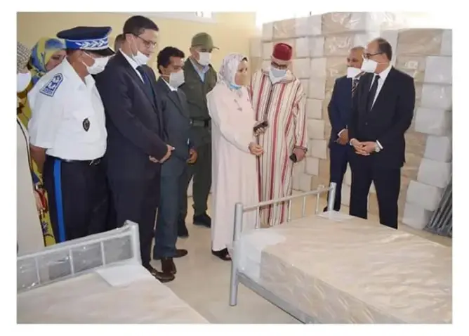 توزيع أغطية وأفرشة لدارالمسنين نواحي ميدلت