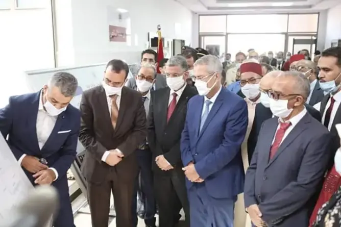 وزير العدل يدشن المركز القضائي بأولاد تايمة