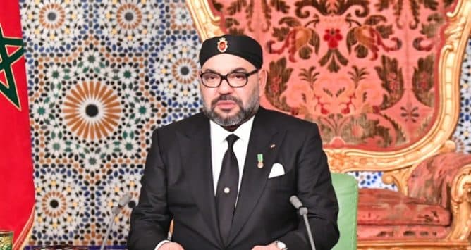 Sa Majesté le Roi Mohammed VI adresse un discours à la Nation à l’occasion du 44 ème anniversaire de la Marche Verte. 06112019 - Rabat