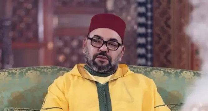 Sa Majesté le Roi Mohammed VI, Amir Al Mouminine, préside au Palais Royal de Marrakech une veillée religieuse en commémoration de l'Aïd Al-Mawlid Al-Nabawi Acharif. 09112019-Marrakech