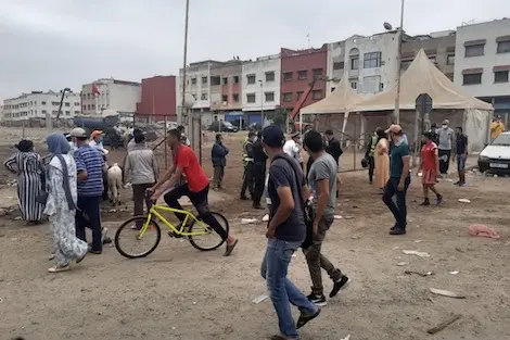 بسبب ارتفاع أسعار الأضاحي.. بيضاويون يطردون “الكسابة ” بالحجارة من سوق (صور)