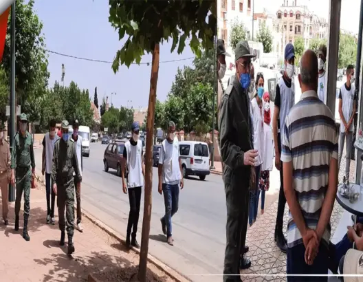 خوفا من عودة كورونا .. سلطات الحاجب ترفع من إيقاع حملتها التحسيسية (صور)