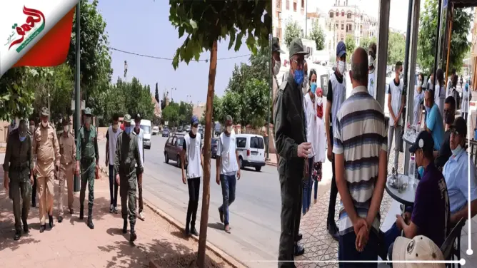 خوفا من عودة كورونا .. سلطات الحاجب ترفع من إيقاع حملتها التحسيسية (صور)