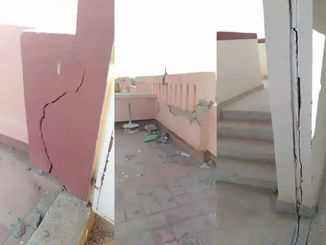 تشققات “خطيرة” تثير الرعب لدى سكان عمارة لـ”العمران” بتامنصورت.. وهيئة تحذر من “كارثة محتملة”