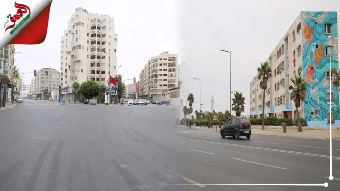 بعد قرار منع السفر.. هكذا تبدو شوارع العاصمة الاقتصادية ليلة عيد الأضحى (فيديو)