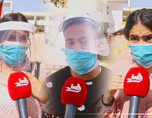 تلاميذ بسلا يعلقون على أجواء أول يوم من امتحانات الباك في ظل جائحة كورونا (فيديو)