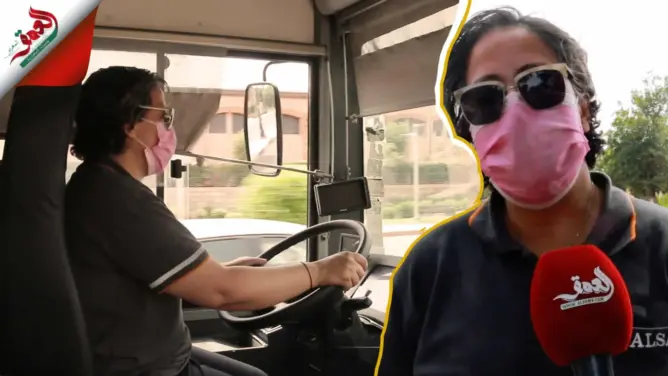 خديجة سائقة حافلة الخط 1 بمراكش .. قصة شغف وطموح (فيديو)