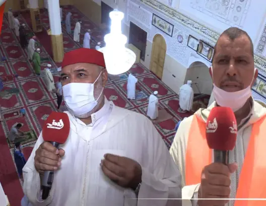 في أول صلاة للظهر بمساجد سوس.. تعقيم وتباعد ودعوات بالإنتشار عقب الصلاة (فيديو)