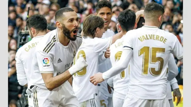 ريال مدريد بطلا للدوري الإسباني للمرة الـ34 في تاريخه
