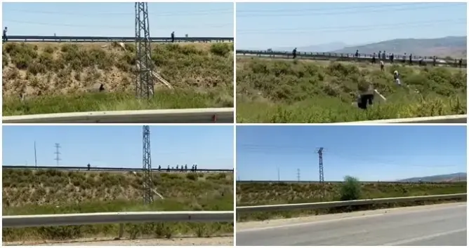 مواطنون يغادرون طنجة في اتجاه مدن أخرى مشيا على الأقدام (فيديو)