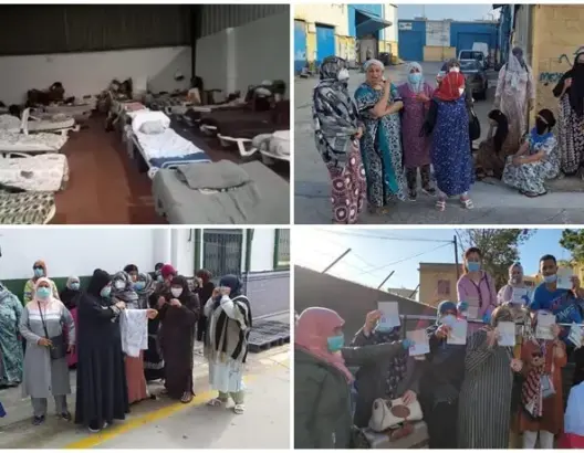 بالدموع.. مغربيات عالقات بسبتة يوجهن نداءات “استغاثة” للملك لإعادتهم للوطن قبل العيد (فيديو وصور)