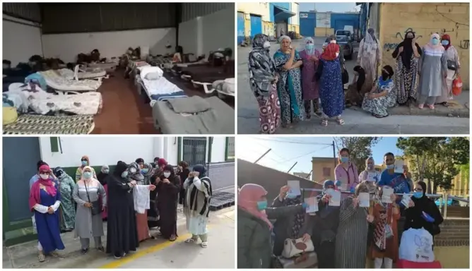 بالدموع.. مغربيات عالقات بسبتة يوجهن نداءات “استغاثة” للملك لإعادتهم للوطن قبل العيد (فيديو وصور)