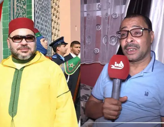 في أول خروج له .. الممثل عوينتي يشكر الملك بعد تكفله بمصاريف علاجه (فيديو)