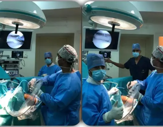أطباء يجرون أول عملية على الركبة بإقليم الفقيه بنصالح