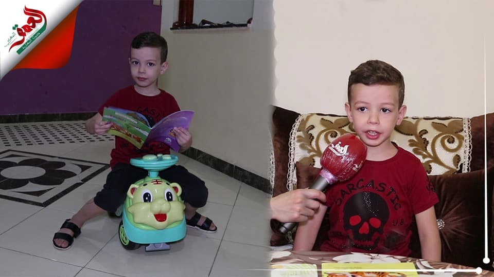 طفل يتحدث بلغة عربية فصيحة