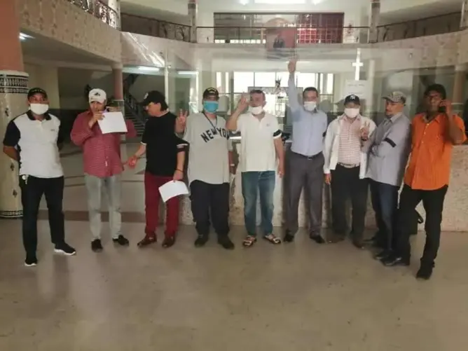 موظفو الجماعة المحلية للبيضاء