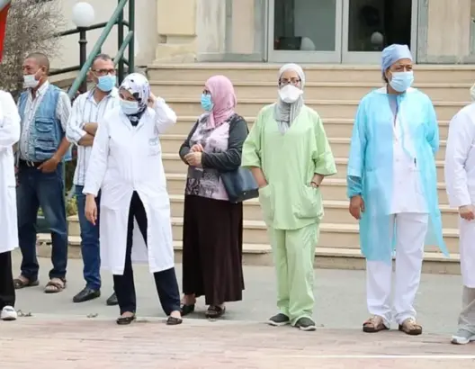 وقفة احتجاجية لأطر الصحة
