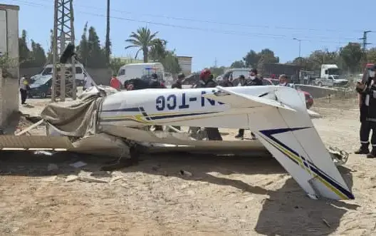 هذه تفاصيل سقوط طائرة خاصة قرب القنيطرة (فيديو)