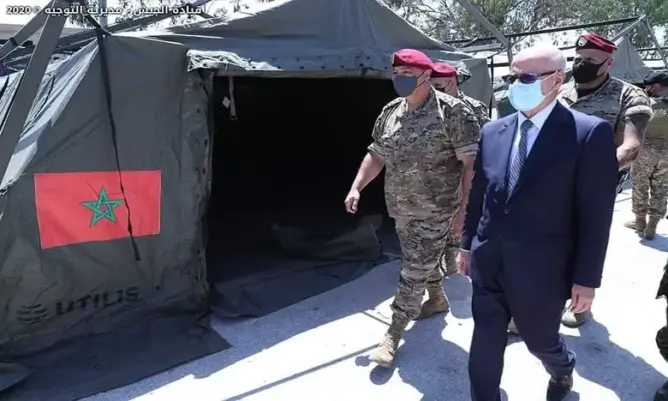 المستشفى العسكري المغربي ببيروت يجري أزيد من 9400 خدمة طبية لمتضرري الانفجار