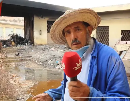نيران كثيفة تلتهم متلاشيات بسوق أسبوعي ضواحي أكادير (فيديو)