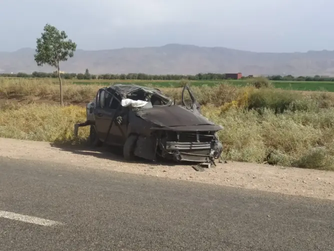 إصابة شخصين في حادث سير ضواحي الفقيه بنصالح