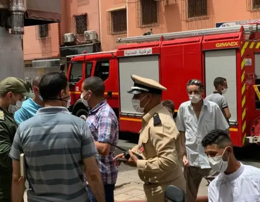 الوقاية المدنية بمراكش