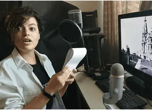 الفنانة المصرية “سارة الجوهري” تعيد إحياء روح قصر البارون بصوتها(صور)