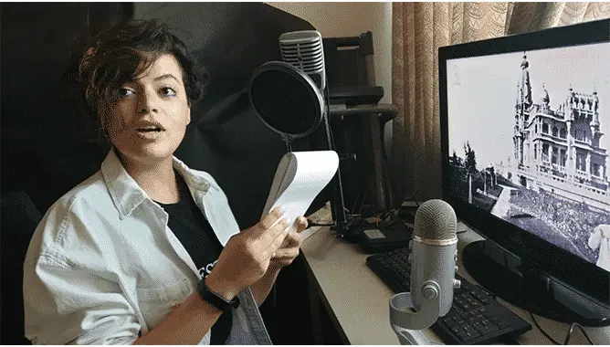 الفنانة المصرية “سارة الجوهري” تعيد إحياء روح قصر البارون بصوتها(صور)