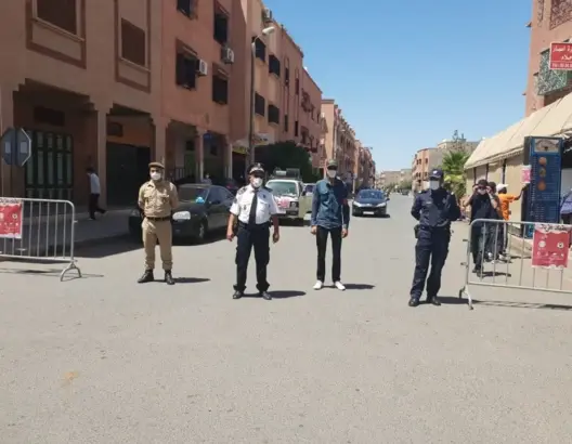 تفشي الوباء في مراكش