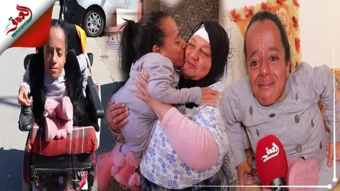 ليلى.. شابة مغربية بجسد دون عظام تعمل في مرحاض عمومي لتعيل أسرتها (فيديو)