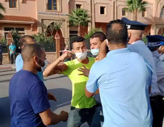 السلطات تمنع وقفة احتجاجية بدمنات