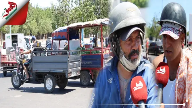 بعد فرض رخصة السياقة.. سائقو “تريبورتور” بالبيضاء يحتجون: حنا الدراوش وتفاجأنا (فيديو)