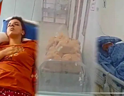 احتجاج مرضى كورونا بتازة