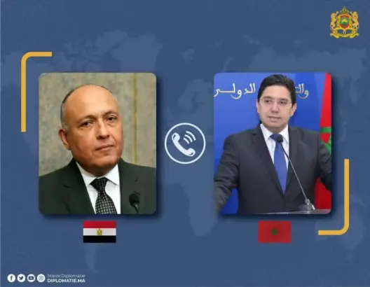 القمة الإفريقية والعلاقات الثنائية موضوع مباحثات بين بوريطة ونظيره المصري