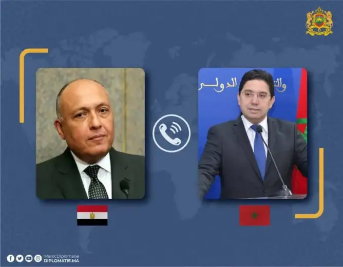 بوريطة وشكري يتفقان على تنسيق جهود المغرب ومصر لدفع التسوية السياسية بليبيا