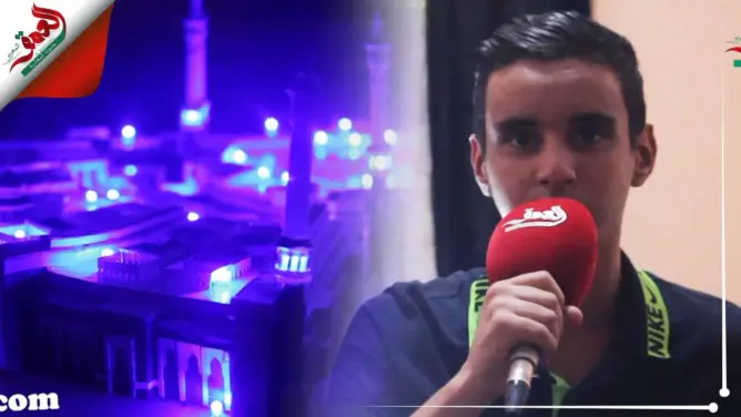 شاب مغربي مولوع بالهندسة يحوّل ألعابا إلى مجسمات للمسجد الحرام وملاعب عالمية