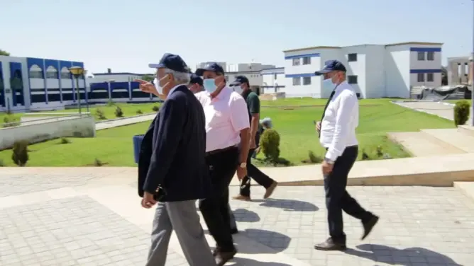 الوزير ادريس أوعويشة يزور جامعة ابن طفيل بالقنيطرة
