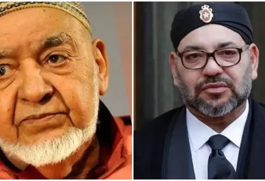 الملك محمد السادس وعبد الجبار لوزير
