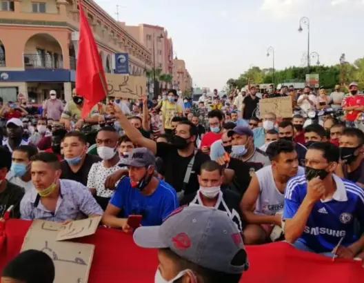 احتجاج قلعة السراغنة